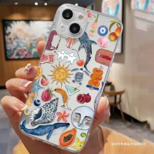 Cosmic Orchard Transparent Art Phone Case