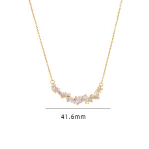 Bloom Rhinestone Pendant Necklace